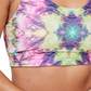 Sutiã esportivo feminino Terez Tie Dyed rosa tamanho X-S