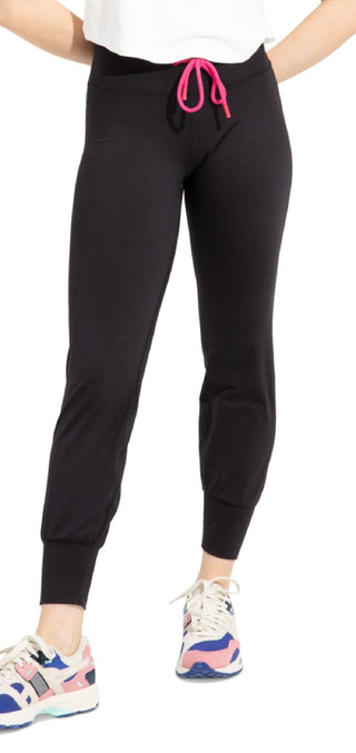 Calça legging feminina Terez 4/5 WB Jogger preta tamanho X-G