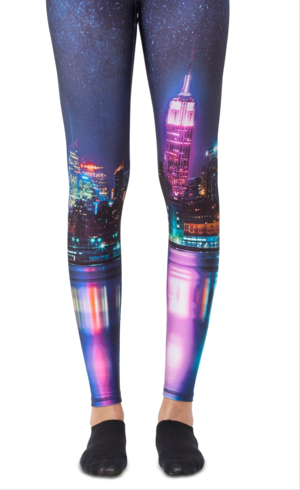 Legging Terez Feminina Nyc At Night Azul Tamanho Médio