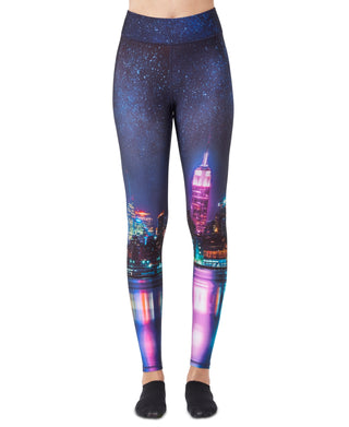 Legging Terez Feminina Nyc At Night Azul Tamanho Médio