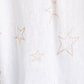 Camisa de botões Rails feminina com estampa de estrela Charli em mistura de linho, branca, tamanho M