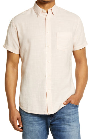 Camisa de manga curta masculina Rails Ebi Fairfax tamanho médio