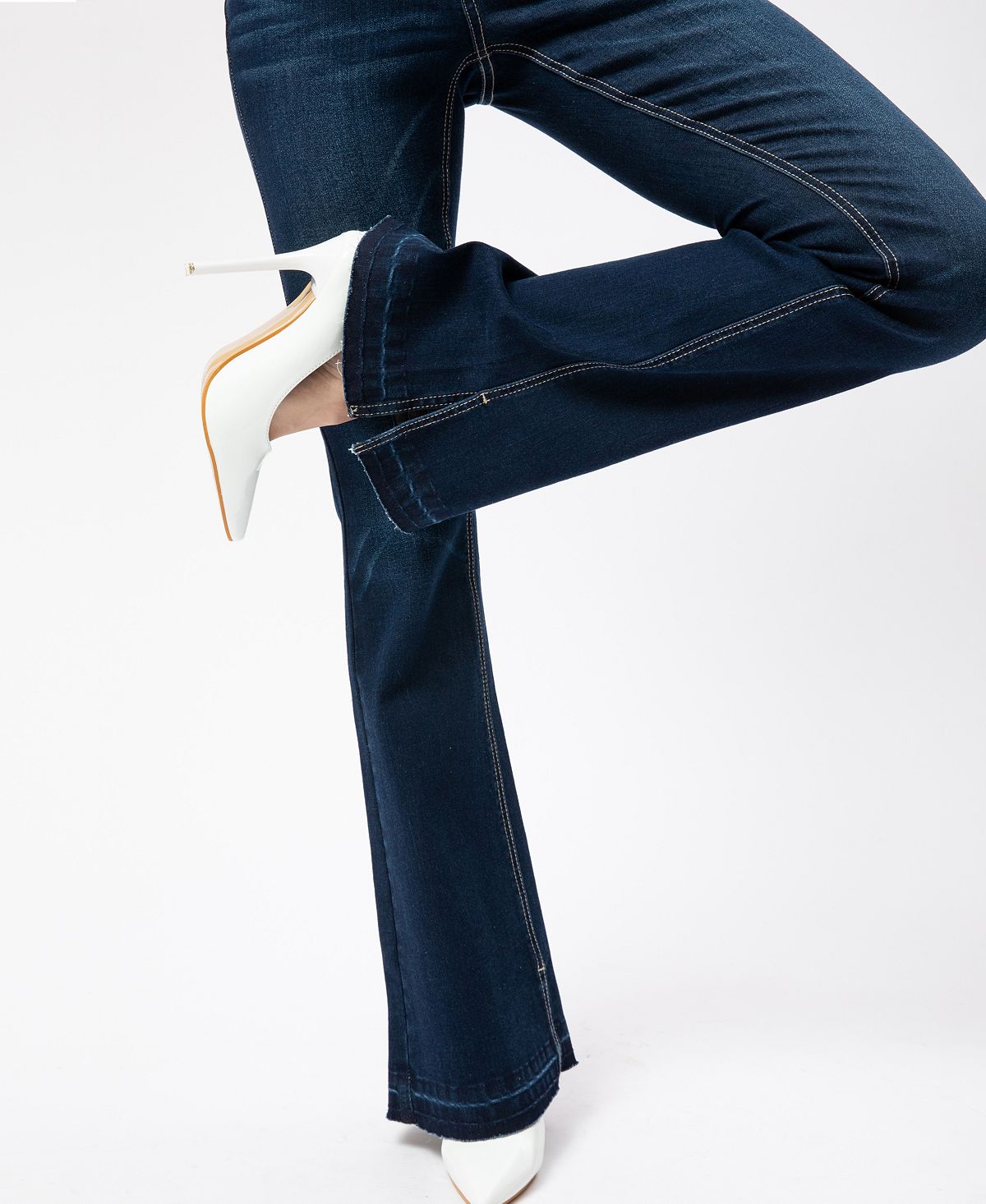 Calça Jeans Clássica Feminina Kancan Cintura Média Azul 5