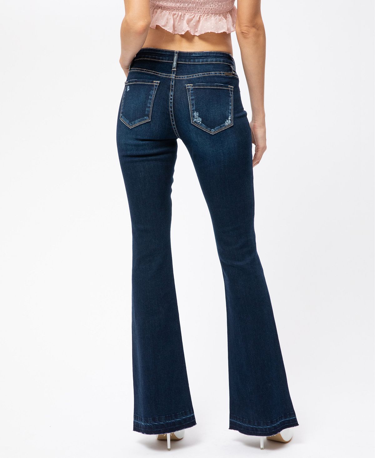 Calça Jeans Clássica Feminina Kancan Cintura Média Azul 5