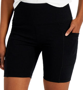 Hippie Rose Junior's Cell Pocket Bike Shorts Black Size XS