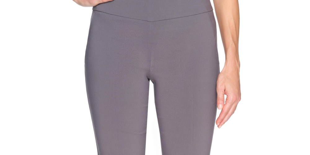 Calça feminina Cooper &amp; Ella Bootcut cinza, tamanho 8