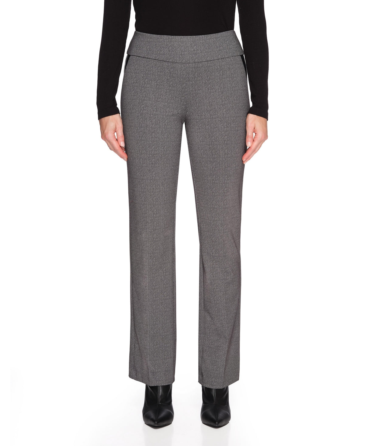 Calça feminina Cooper &amp; Ella Bootcut cinza, tamanho G