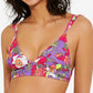 Biquíni Hula Honey Feminino Júnior Impressionista Bloom Top Maiô Roxo Tamanho XL