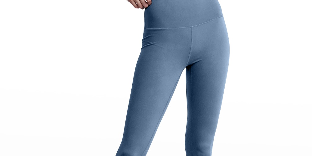 Leggings Varley Let's Move Super High Rise para mulheres, azul, tamanho extragrande