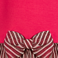 Vestido de malha com corpete e saia de lurex roxo para bebê menina tamanho 24 meses