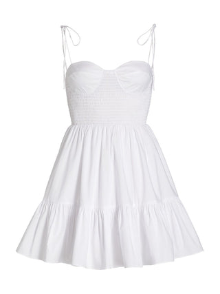 Staud Women's Landry Minidress White Size X-Large