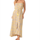 Vestido longo sem alças feminino Elan amarelo tamanho pequeno