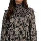 Vestido Elan Feminino Gola Falsa Preto Tamanho P