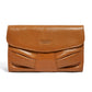American Leather Co. Miles Wristlet Clutch Café Latte Vintage