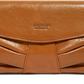American Leather Co. Miles Wristlet Clutch Café Latte Vintage