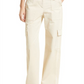 Calça cargo TWP Izzy de algodão elástico, cáqui, tamanho 12