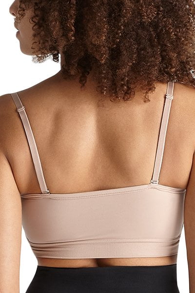 Sutiã sem alças Peyton sem aro Yummie feminino, marrom, tamanho extragrande