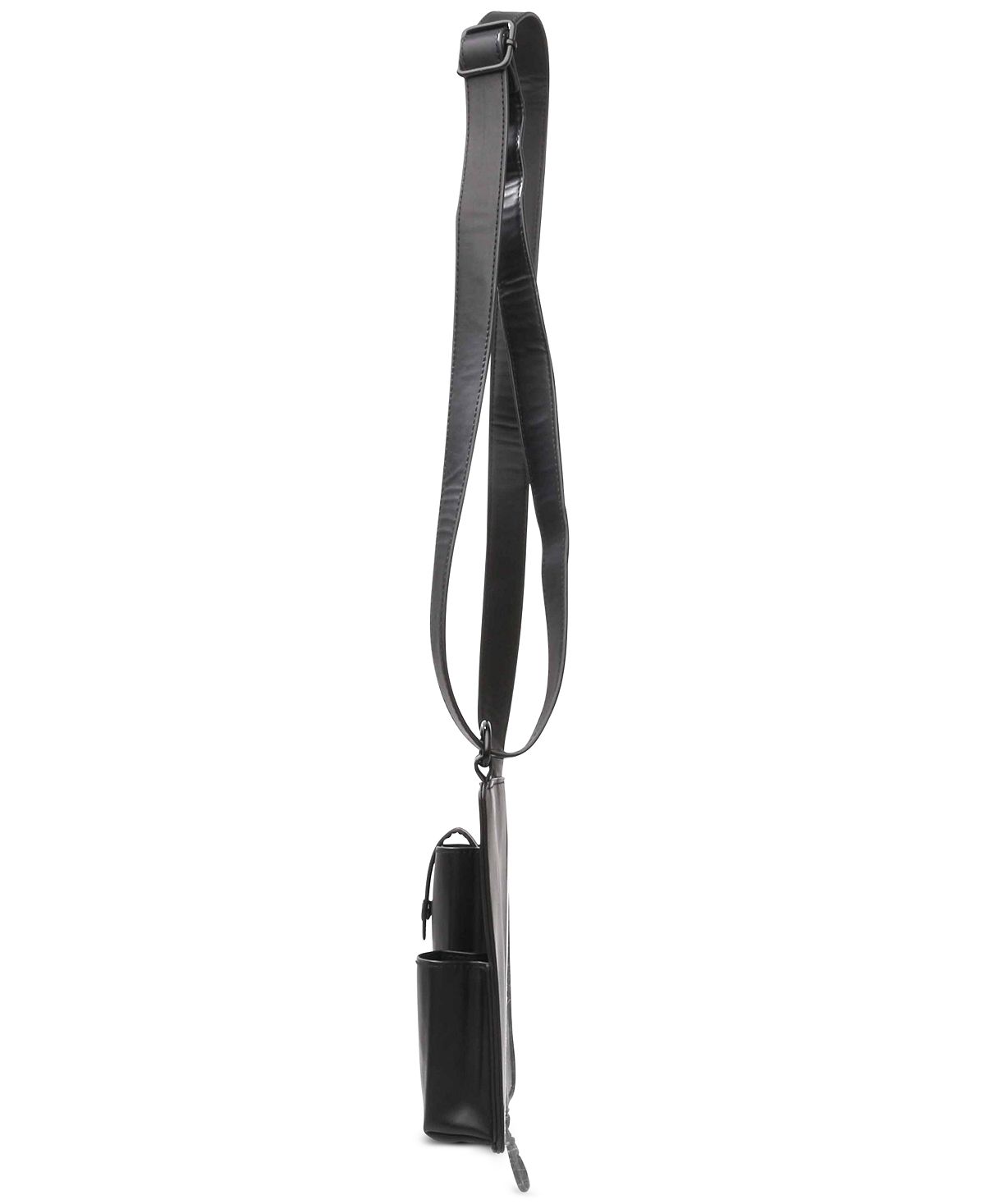 Bolsa transversal feminina Steve Madden, preta, tamanho regular