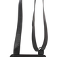 Bolsa transversal feminina Steve Madden, preta, tamanho regular