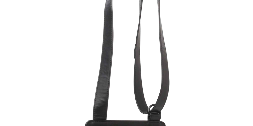 Bolsa transversal feminina Steve Madden, preta, tamanho regular