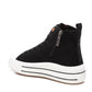 Xti - Women's Canvas Ankle Sneaker Boots