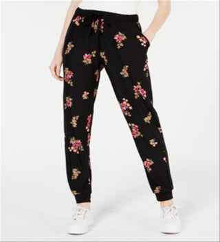 Hippie Rose Junior's Jogger Pants Black Size X-Large