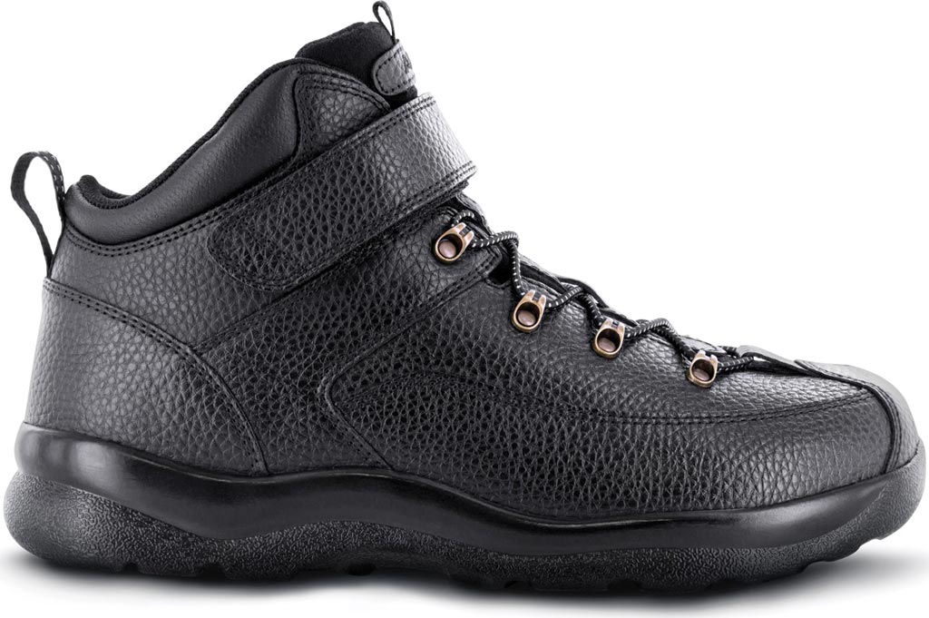 Bota de caminhada masculina Apex preta em couro integral tamanho 11 M