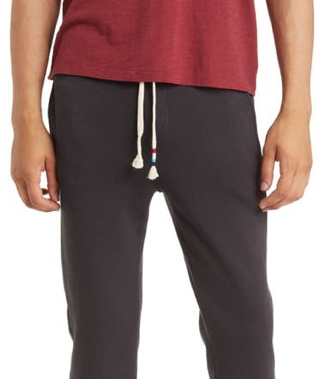 Calça de moletom masculina Sol Angeles Essential Coastal Jogger preta, tamanho médio