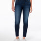 Calça jeans skinny feminina Flying Monkey, azul, desfiada, tamanho 26