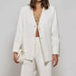 Raizz - Twill Tailored Chic Blazer And Pants Set