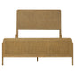 Stevie Sand Wash Natural Cane 4-Piece Eastern King Bedroom Set