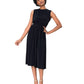 Vestido Mindy sem mangas feminino Leota, preto