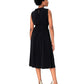 Vestido Mindy sem mangas feminino Leota, preto