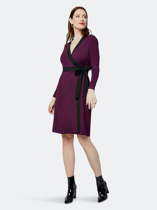 Vestido envelope feminino Leota Kara vermelho tamanho X-G