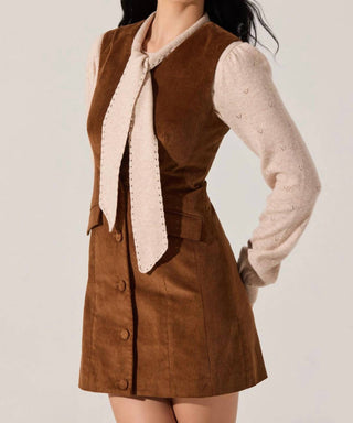 Astr - Gisselle Corduroy Mini Dress