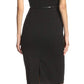Vestido Jackie O com cinto feminino Black Halo, preto, tamanho 6