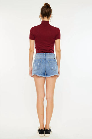 Kancan - Shorts Mom Hazel de Cintura Alta