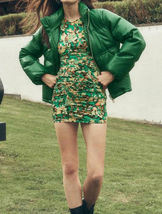 A.L.C. - Kiki Ruched Midi Dress