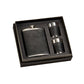 Creative Gifts International - Leatherette Flask & Shot Glass Set