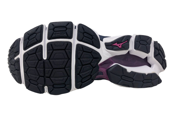 Tênis de corrida Mizuno Wave Horizon 3 feminino, cor pedreira/prata, tamanho 6,5 B(M) EUA