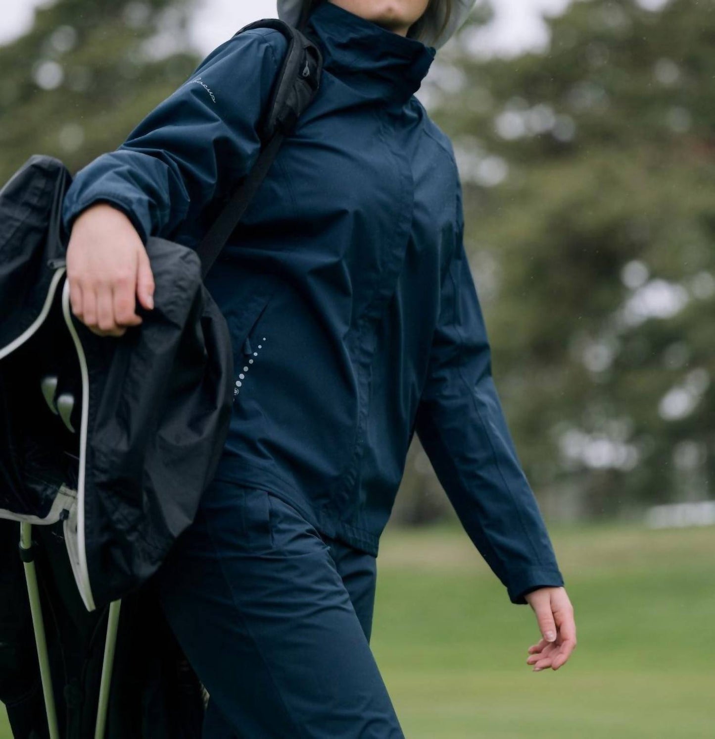 Abacus Sportswear Us - Links Stretch Full Zip Rain Jacket