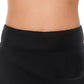 Maiô Reebok Feminino Saia de Natação Preto