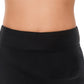 Maiô Reebok Feminino Saia de Natação Preto