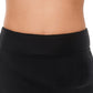 Maiô Reebok Feminino Saia de Natação Preto