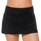 Maiô Reebok Feminino Saia de Natação Preto
