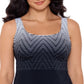 Reebok Endless Endurance Tankini Top Maiô Feminino Preto Tamanho 14