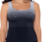 Reebok Endless Endurance Tankini Top Maiô Feminino Preto Tamanho 14