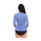 Reebok Sun Shirt Túnica Maiô Feminino Azul Tamanho Médio