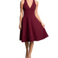 Vestido de coquetel feminino Dress The Population Catalina Fit &amp; Flare, vermelho, tamanho X-S
