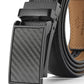 Cinto de couro com catraca Linxx Designer Masculino Mio Marino, preto, tamanho médio